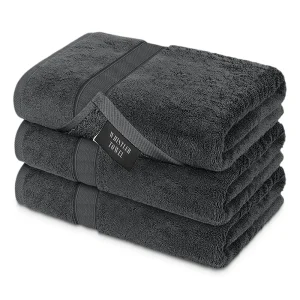 Whistler Premium Bath Towel – Charcoal Grey 27″x54″